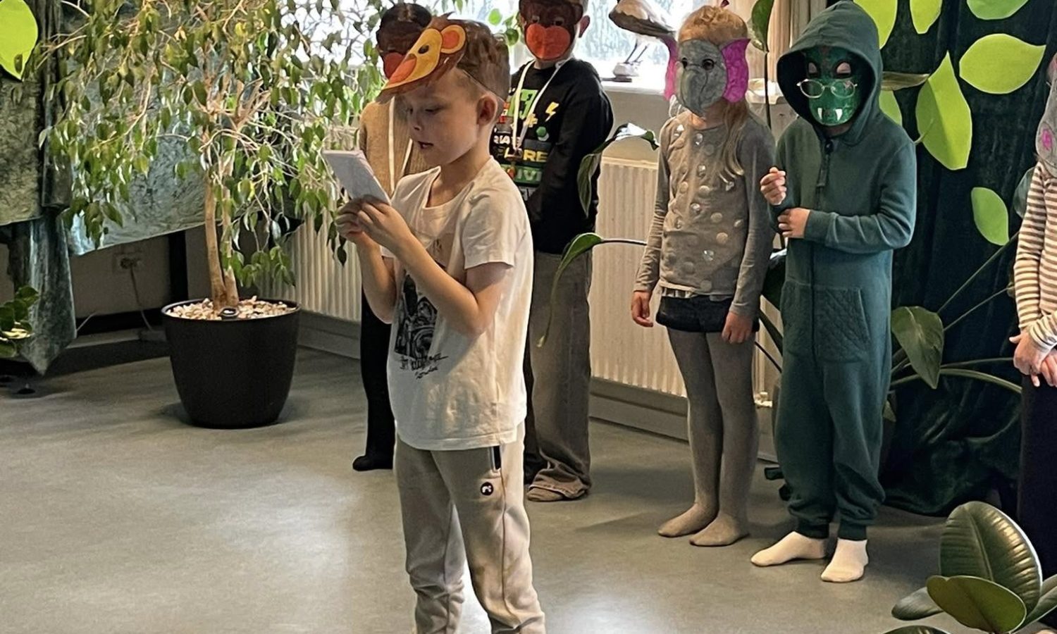 En skøn teateruge hvor alle klasser lavede deres egen lille forestilling.